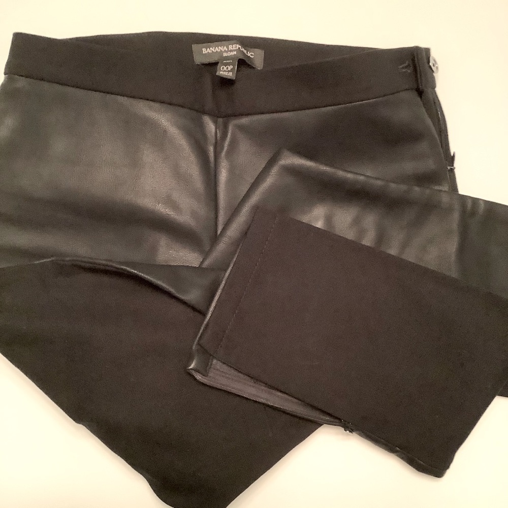 EUC sexy Banana Republic faux leather pants
